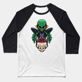 alien brainwashing human Baseball T-Shirt